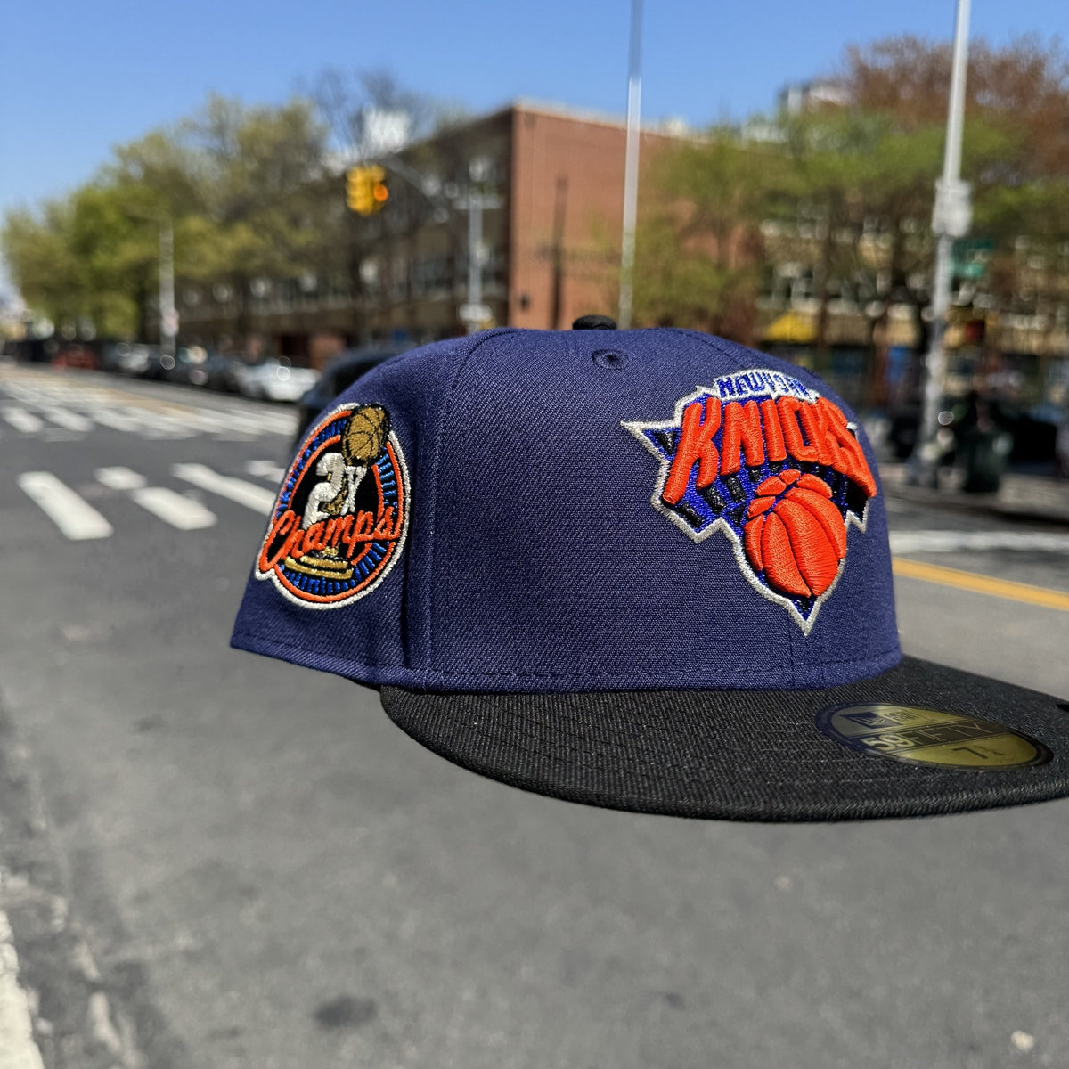 NEW ERA - New York Knicks 2X Champs 59FIFTY Navy/Black
