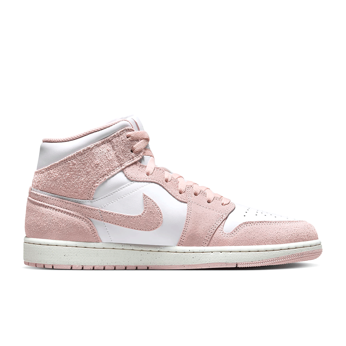 NIKE - MENS AIR JORDAN 1 MID SE WHITE PINK ナイキ エアージョーダン 1 ミッド SE ホワイト ピンク【fn5215-161】