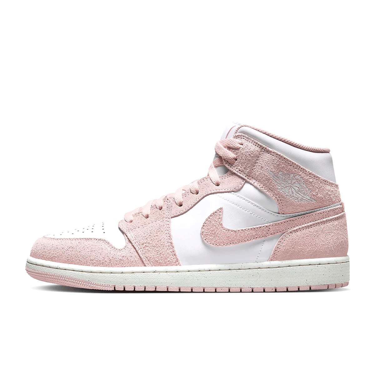NIKE - MENS AIR JORDAN 1 MID SE WHITE PINK ナイキ エアージョーダン 1 ミッド SE ホワイト ピンク【fn5215-161】