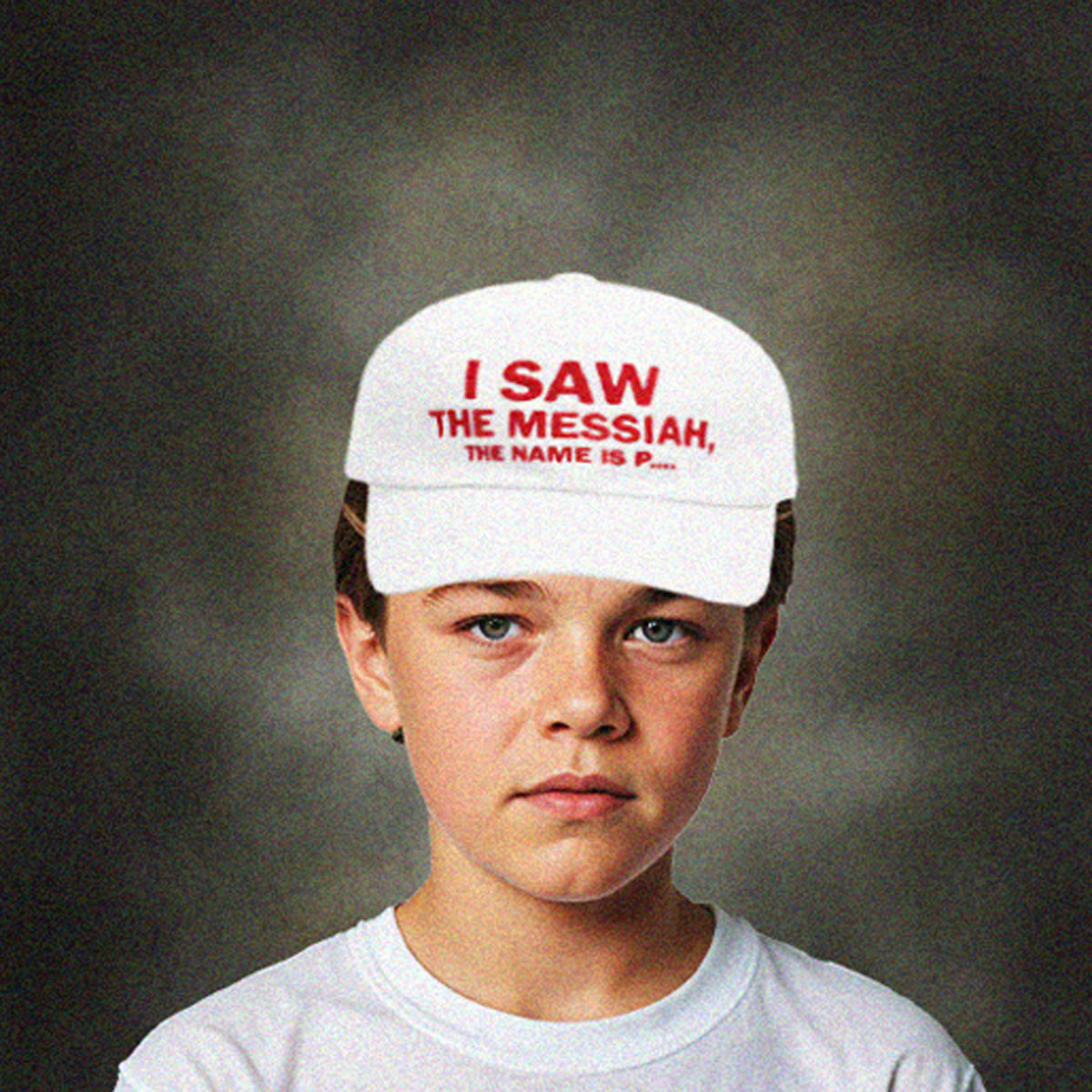 MY NAME IS PETER - 6 PANEL MESSIAH CAP WHITE