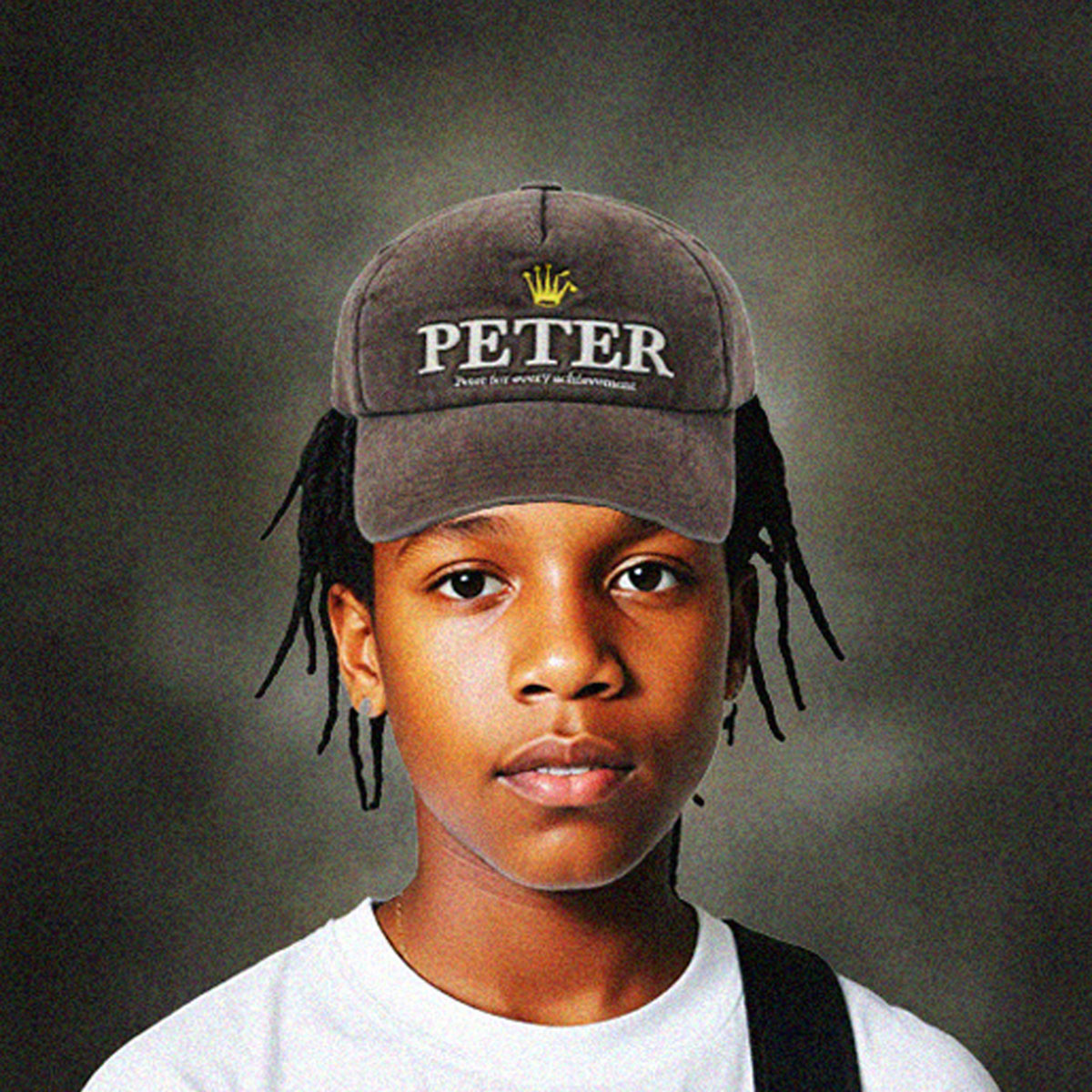 MY NAME IS PETER - 5 PANEL PREX CAP CHARCOAL