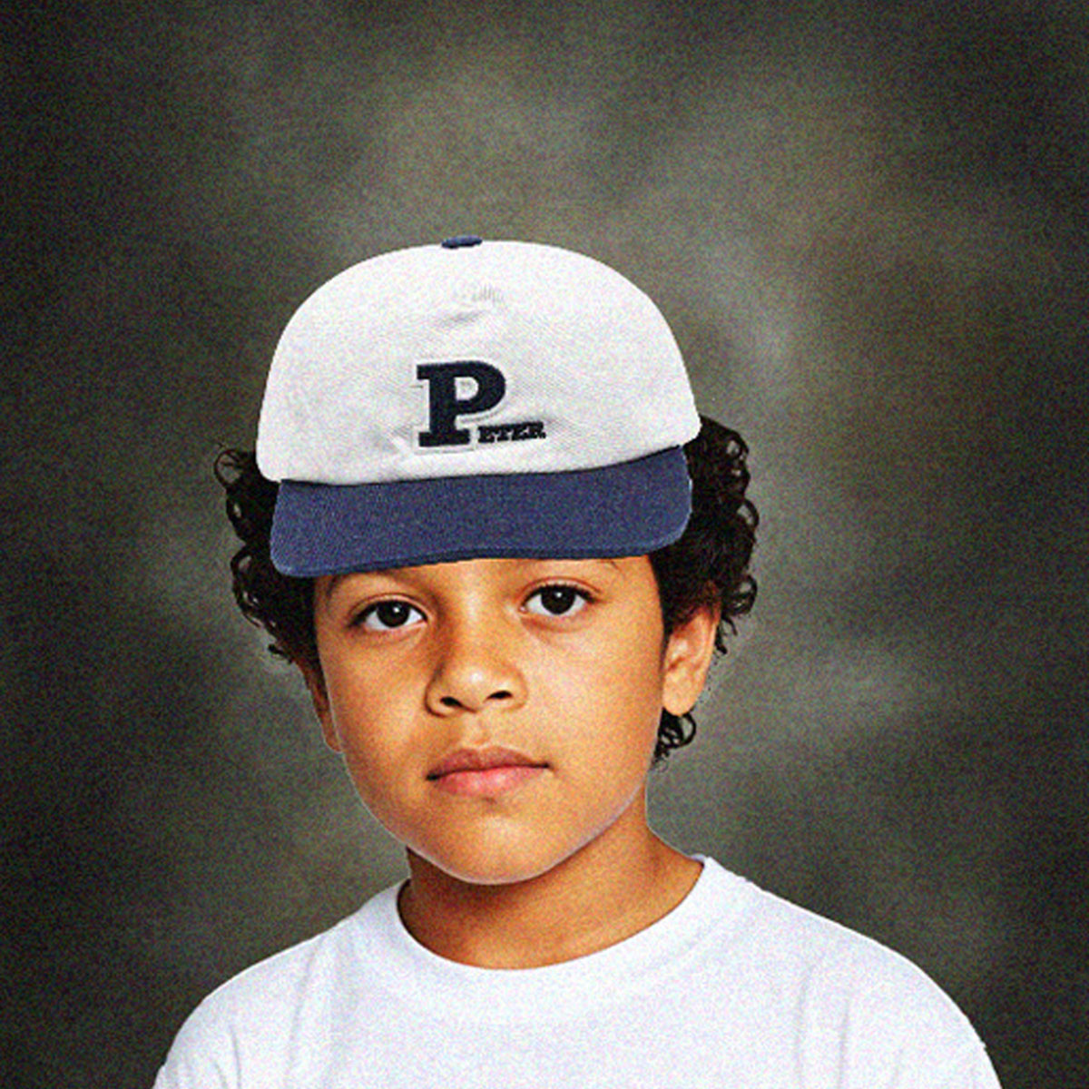 MY NAME IS PETER - 5-PANEL PETER APPLIQUE CAP WHITE/NAVY
