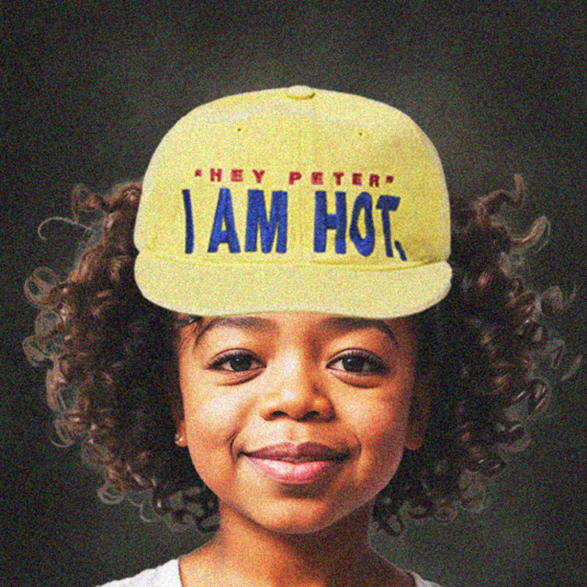 MY NAME IS PETER - 6 PANEL I AM HOT CAP YELLOW