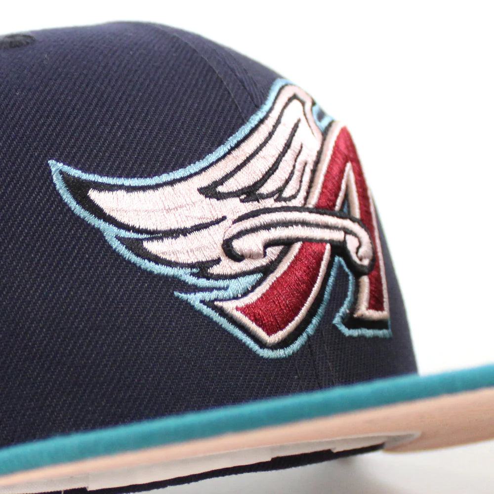 NEW ERA Anaheim Angels - 40TH 59FIFTY NAVY AQUA