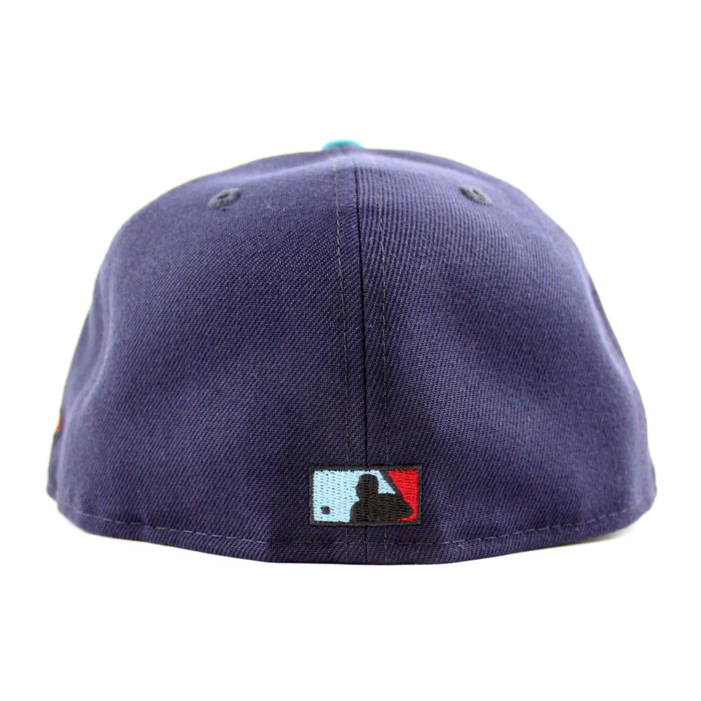 NEW ERA Anaheim Angels - 40TH 59FIFTY NAVY AQUA