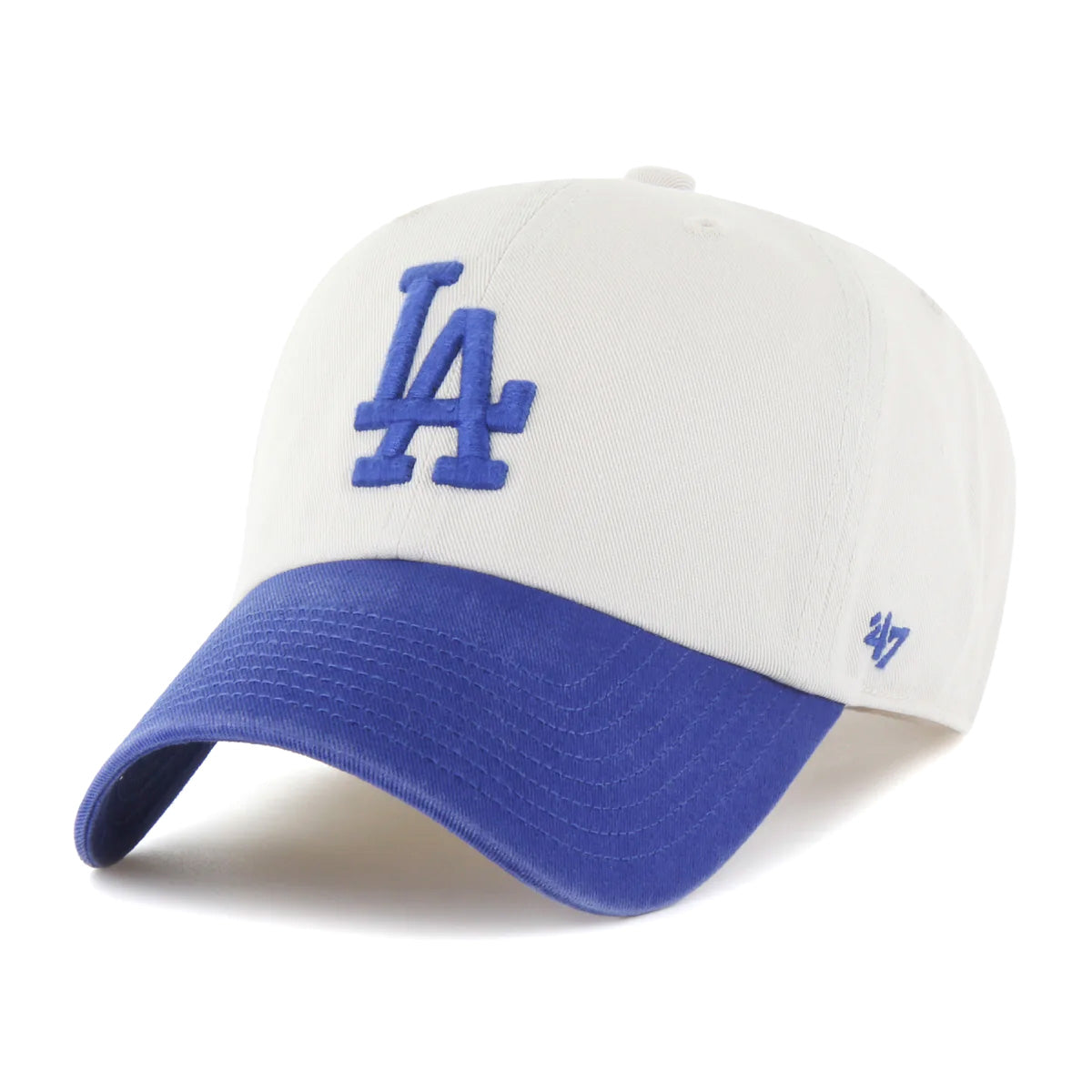 ’47 BRAND - Los Angeles Dodgers GRAND STAND CLEAN UP BONE/ROYAL 【GRDSD12GWS】