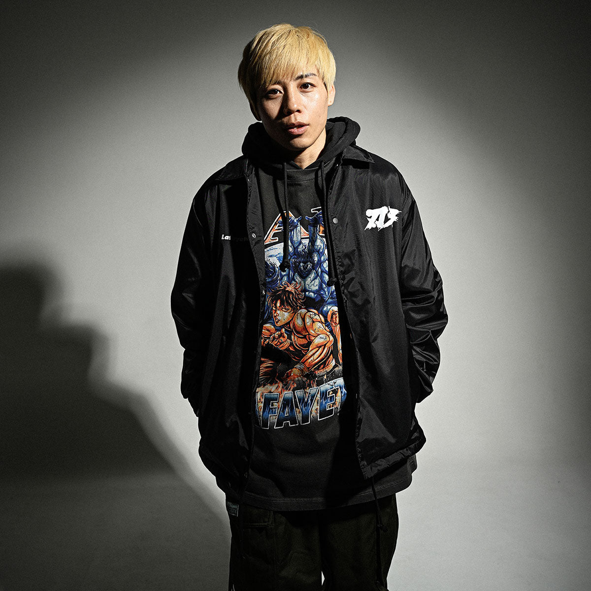 LFYT × GRAPPLER BAKI エルエフワイティー × グラップラー刃牙 BAKI YUJIRO COACH JEACKET コーチジャケット【LE241002】