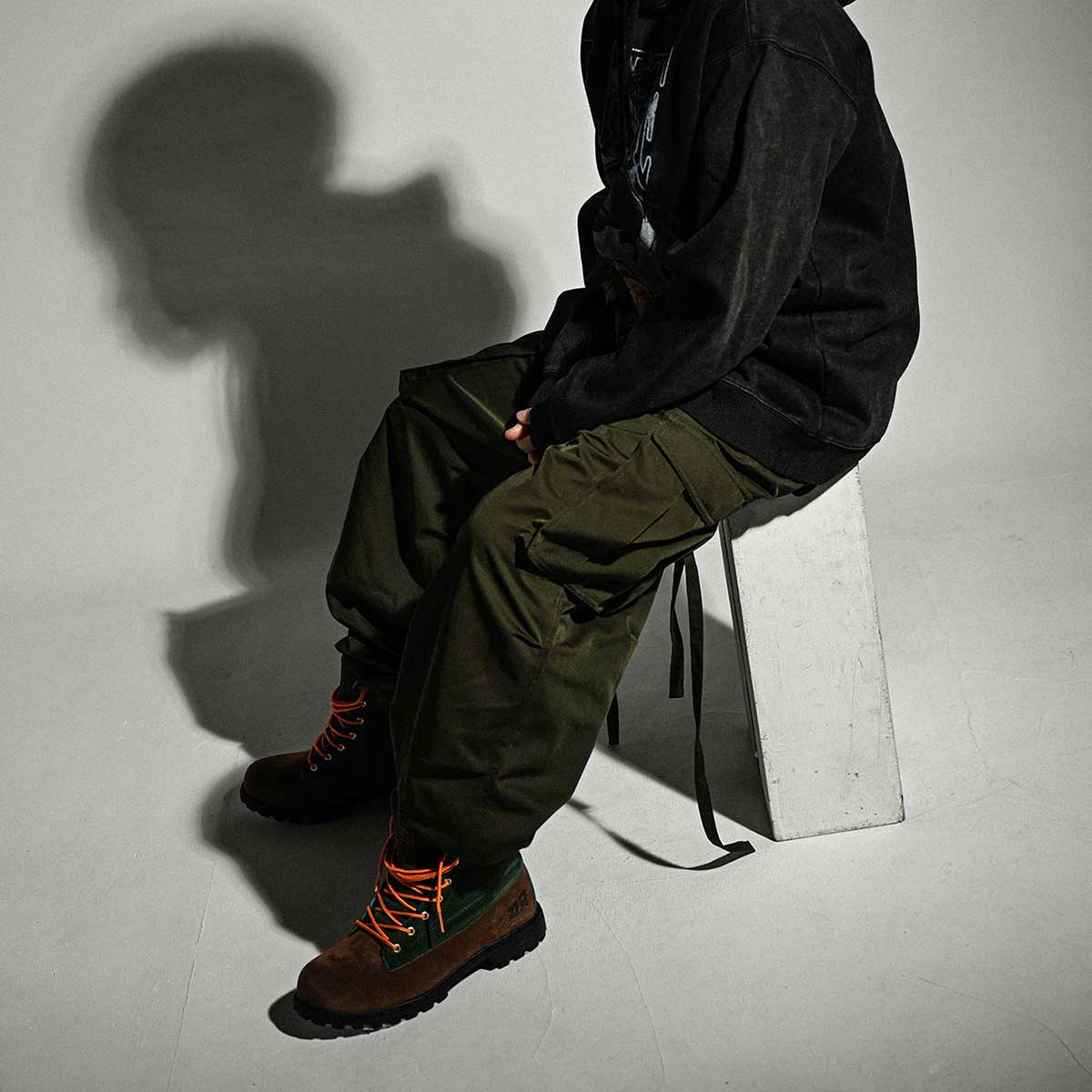 FILA × GRAPPLER BAKI WATERSEDGE WP FS Boots BROWN×GREEN Brown×Green