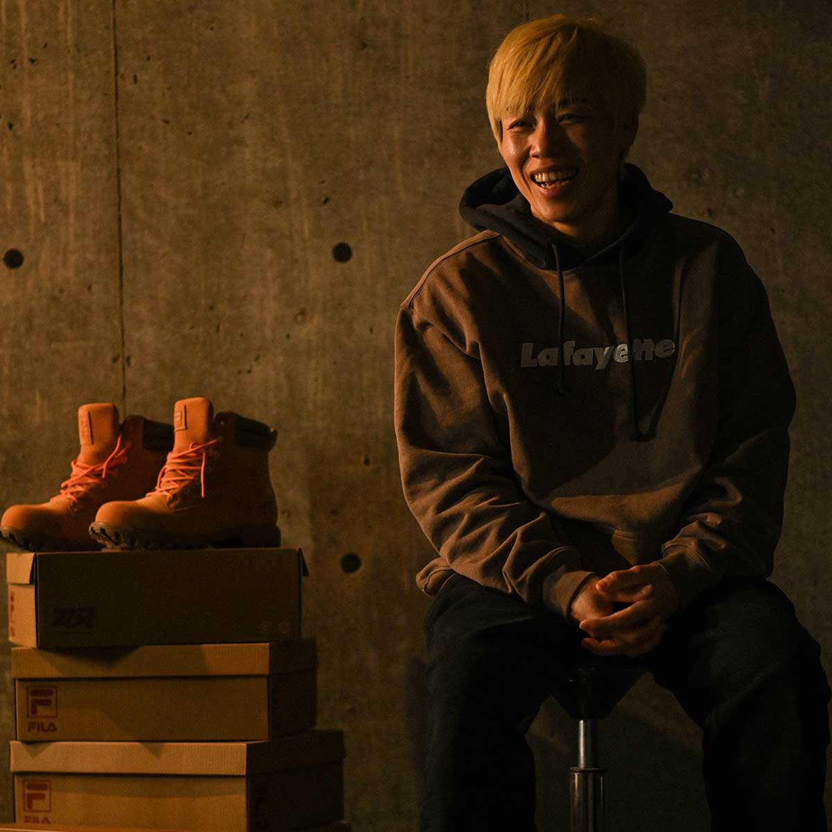 FILA × GRAPPLER BAKI FILA × GRAPPLER Baki WATERSEDGE WP FS 靴子 WHEAT 小麥