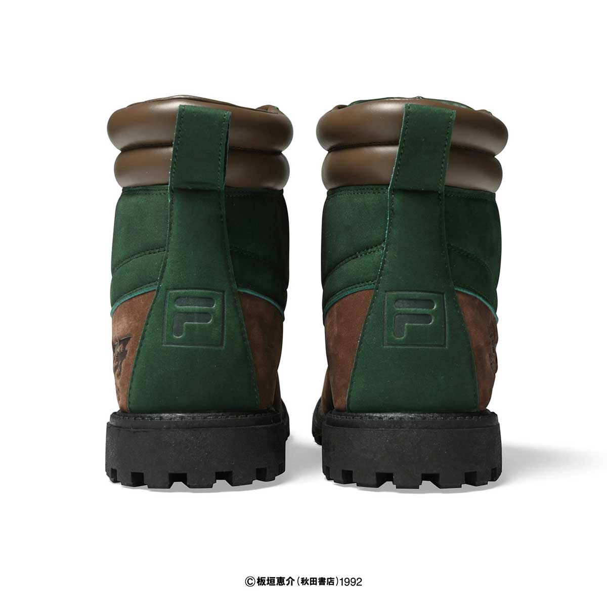 FILA × GRAPPLER BAKI WATERSEDGE WP FS Boots BROWN×GREEN Brown×Green