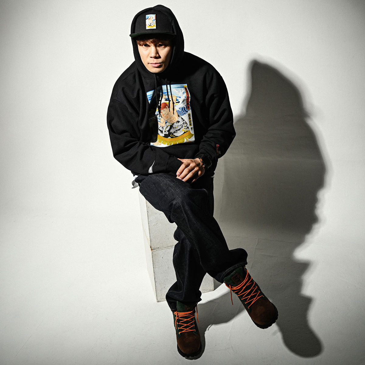 HOMEGAME × GRAPPLER BAKI × PANCRASE × THREE TIDES TATTOO 範馬刃牙 HOODIE プルオーバーパーカー ホームゲーム × グラップラー刃牙 × パンクラス × スリータイズタトゥー【HG240501】