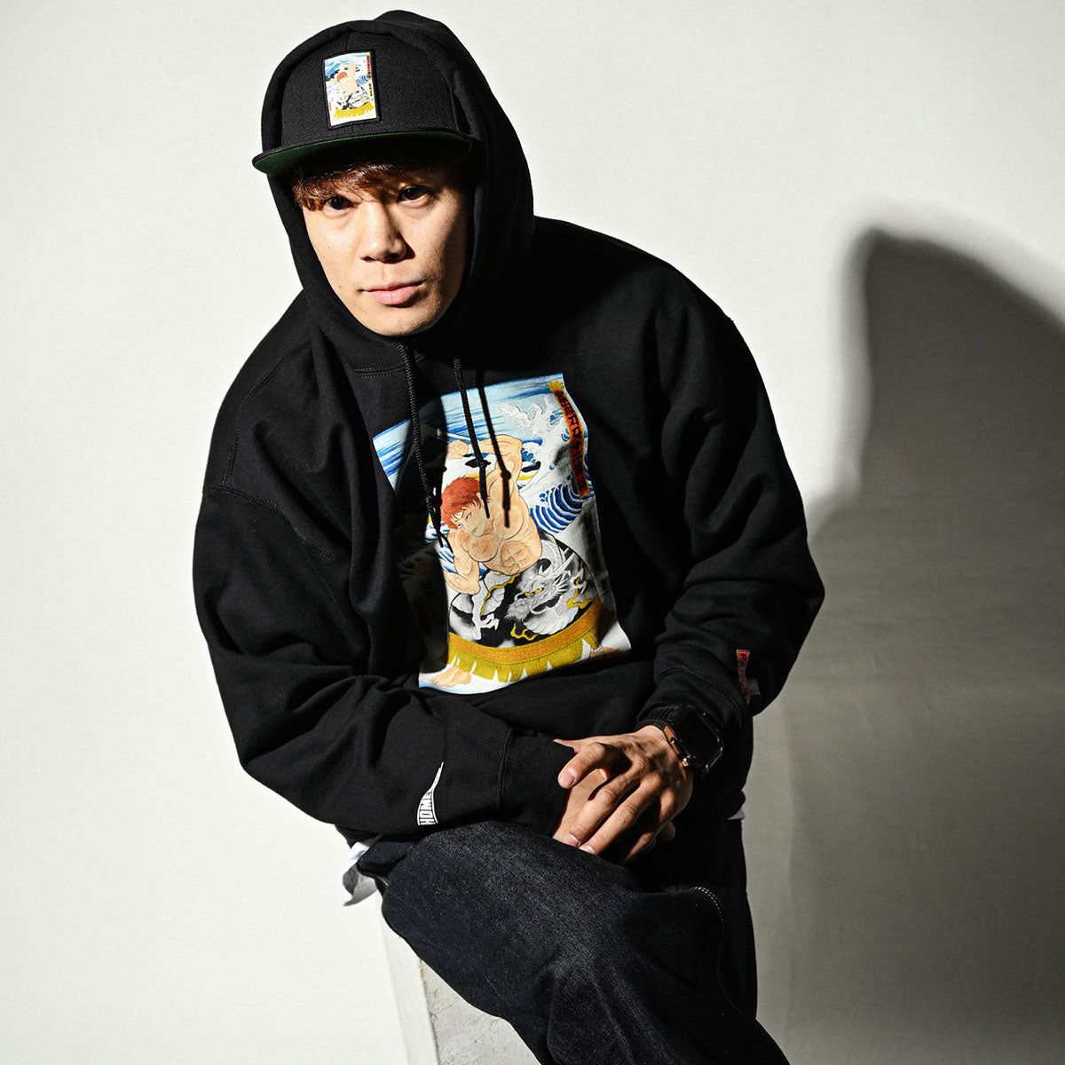 HOMEGAME × GRAPPLER BAKI × PANCRASE × THREE TIDES TATTOO 範馬刃牙 HOODIE プルオーバーパーカー ホームゲーム × グラップラー刃牙 × パンクラス × スリータイズタトゥー【HG240501】