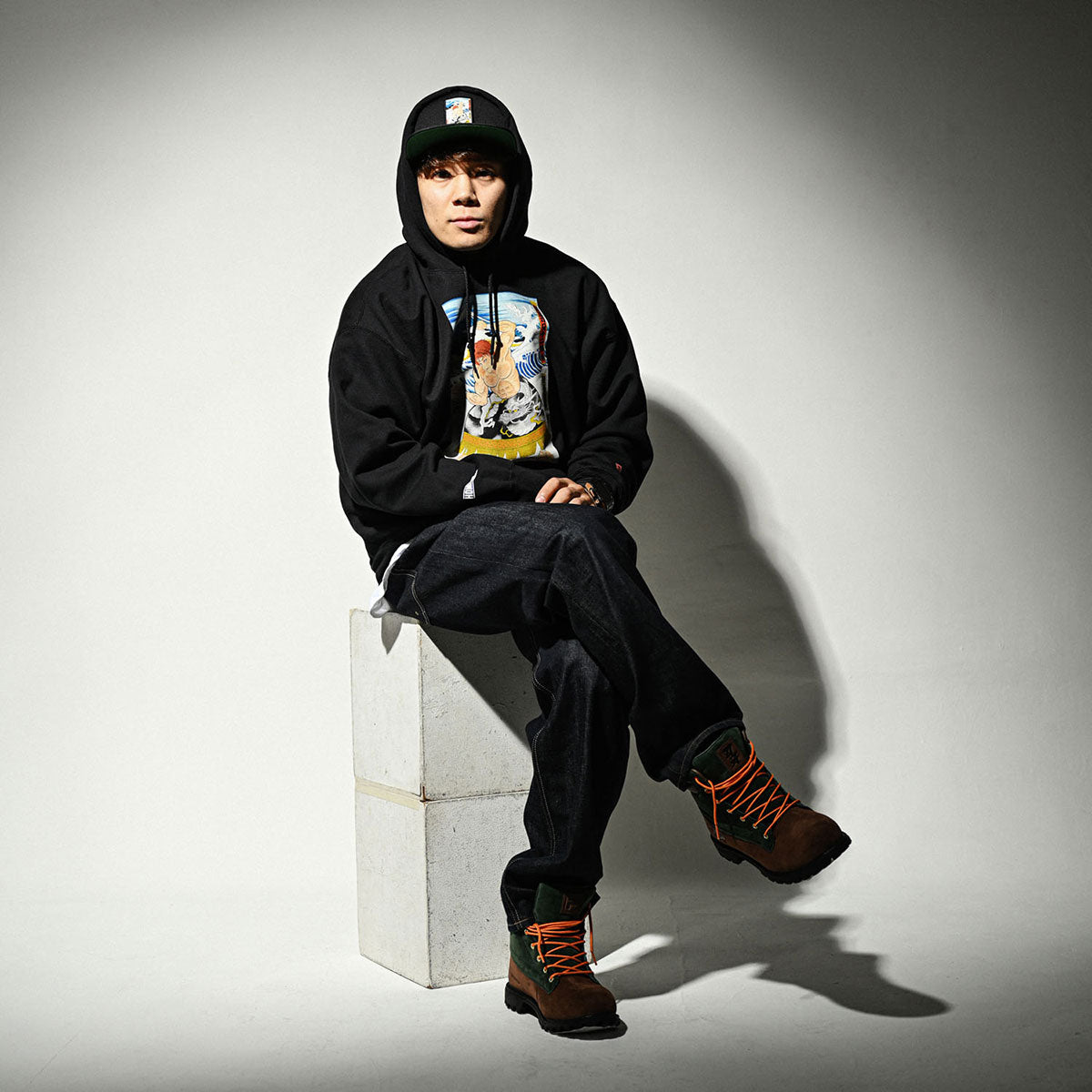 HOMEGAME × GRAPPLER BAKI × PANCRASE × THREE TIDES TATTOO 範馬刃牙 HOODIE プルオーバーパーカー ホームゲーム × グラップラー刃牙 × パンクラス × スリータイズタトゥー【HG240501】