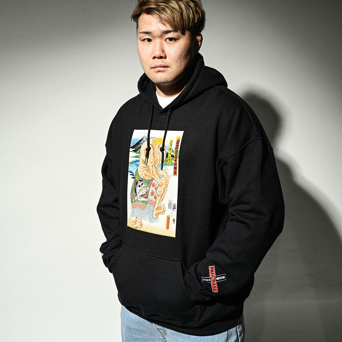 HOMEGAME × GRAPPLER BAKI × PANCRASE × THREE TIDES TATTOO ジャック・ハンマー HOODIE プルオーバーパーカー ホームゲーム × グラップラー刃牙 × パンクラス × スリータイズタトゥー【HG240501】