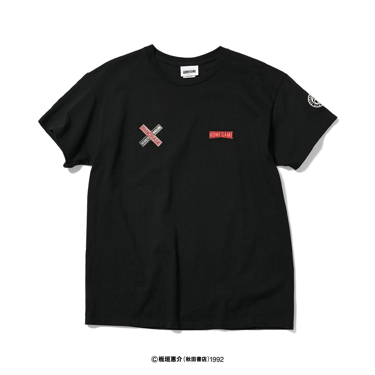 HOMEGAME × GRAPPLER BAKI × PANCRASE × THREE TIDES TATTOO 花山薫 S/S TEE 半袖Tシャツ ホームゲーム × グラップラー刃牙 × パンクラス × スリータイズタトゥー【HG240101】