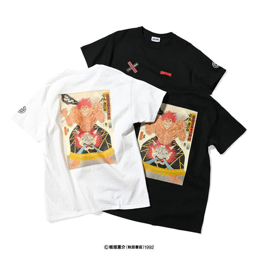 HOMEGAME × GRAPPLER BAKI × PANCRASE × THREE TIDES TATTOO 範馬勇次郎 S/S TEE 半袖Tシャツ ホームゲーム × グラップラー刃牙 × パンクラス × スリータイズタトゥー【HG240101】