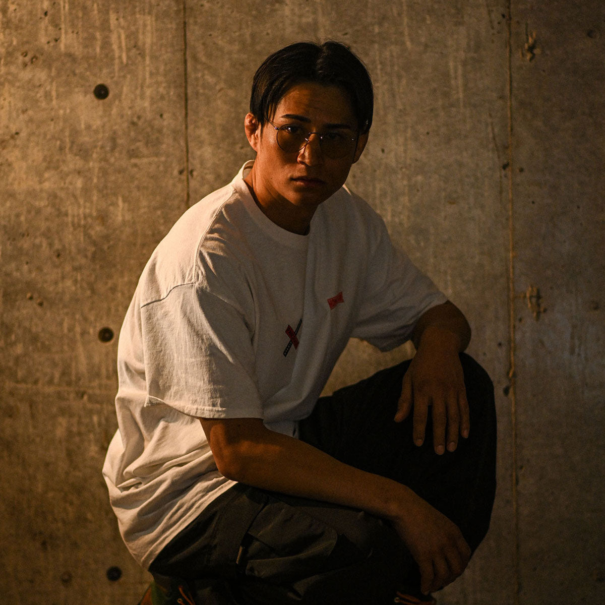 HOMEGAME × GRAPPLER BAKI × PANCRASE × THREE TIDES TATTOO 花山薫 S/S TEE 半袖Tシャツ ホームゲーム × グラップラー刃牙 × パンクラス × スリータイズタトゥー【HG240101】