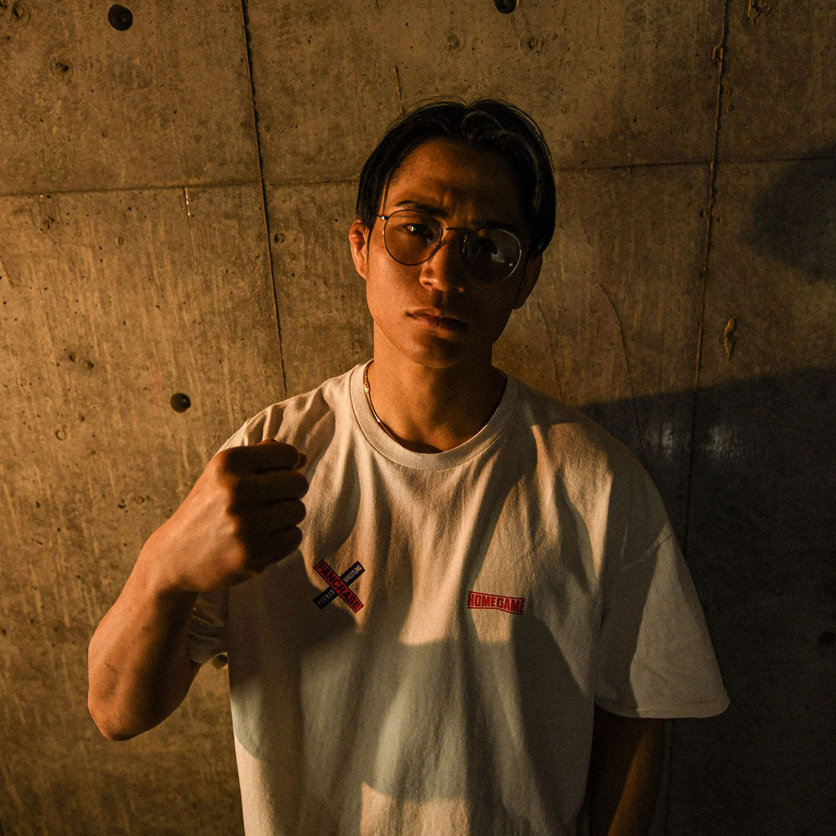 HOMEGAME × GRAPPLER BAKI × PANCRASE × THREE TIDES TATTOO 花山薫 S/S TEE 半袖Tシャツ ホームゲーム × グラップラー刃牙 × パンクラス × スリータイズタトゥー【HG240101】