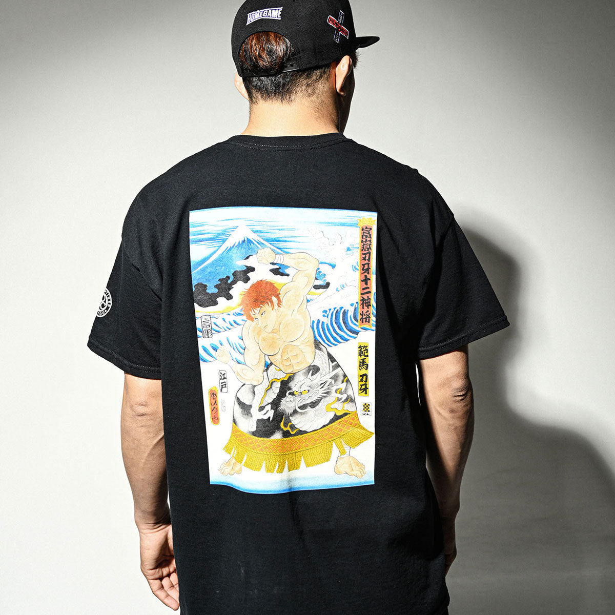 HOMEGAME × GRAPPLER BAKI × PANCRASE × THREE TIDES TATTOO 範馬刃牙 S/S TEE 半袖Tシャツ ホームゲーム × グラップラー刃牙 × パンクラス × スリータイズタトゥー【HG240101】