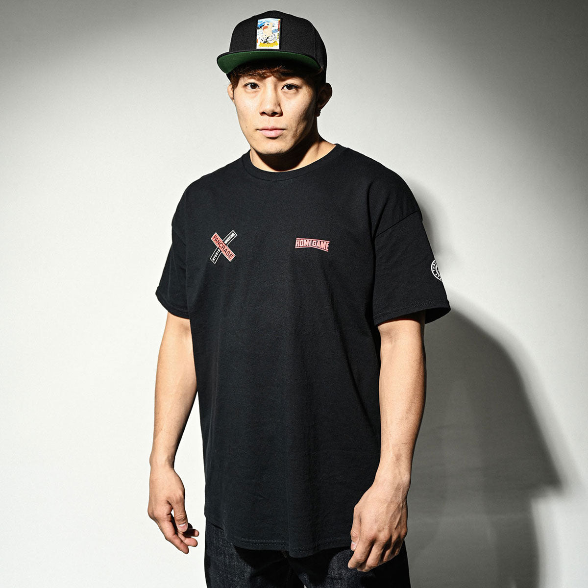 HOMEGAME × GRAPPLER BAKI × PANCRASE × THREE TIDES TATTOO 範馬刃牙 S/S TEE 半袖Tシャツ ホームゲーム × グラップラー刃牙 × パンクラス × スリータイズタトゥー【HG240101】