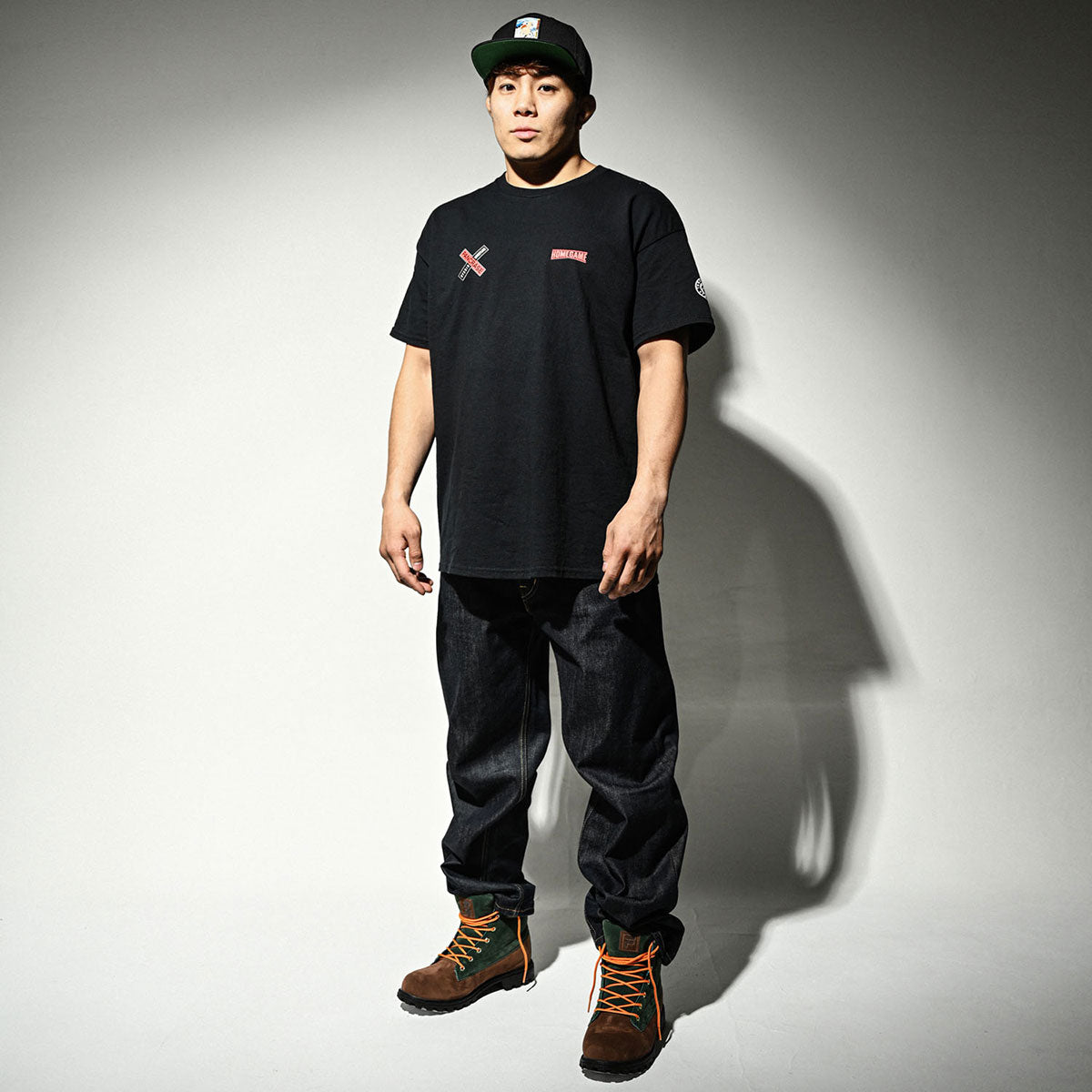 HOMEGAME × GRAPPLER BAKI × PANCRASE × THREE TIDES TATTOO 範馬刃牙 S/S TEE 半袖Tシャツ ホームゲーム × グラップラー刃牙 × パンクラス × スリータイズタトゥー【HG240101】