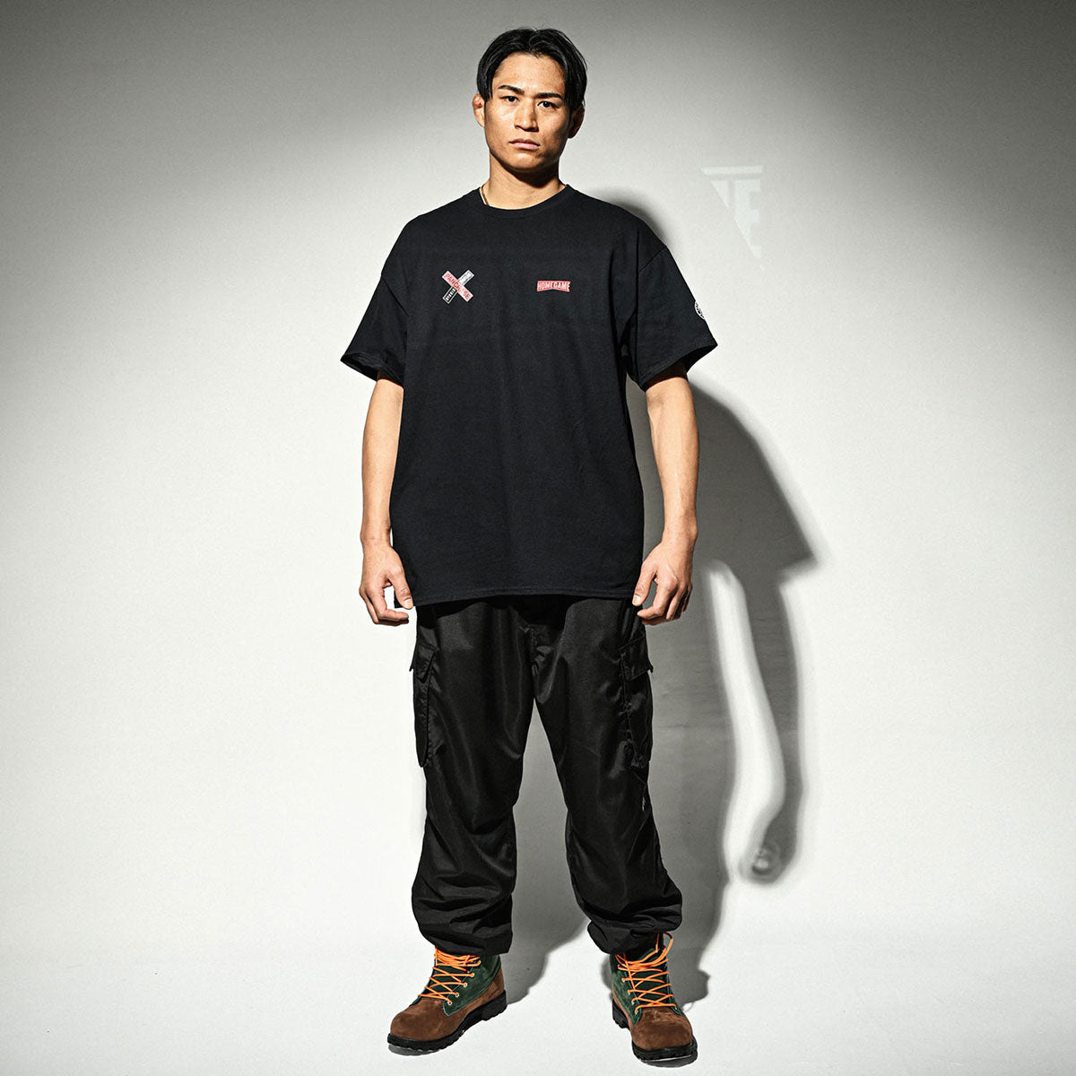 HOMEGAME × GRAPPLER BAKI × PANCRASE × THREE TIDES TATTOO 花山薫 S/S TEE 半袖Tシャツ ホームゲーム × グラップラー刃牙 × パンクラス × スリータイズタトゥー【HG240101】