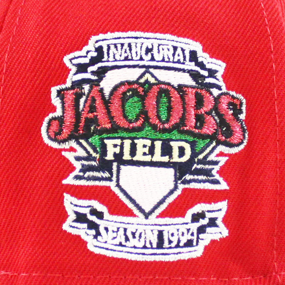 NEW ERA Cleveland Indians - 59FIFTY JACOBS FIELD SCARLET NAVY
