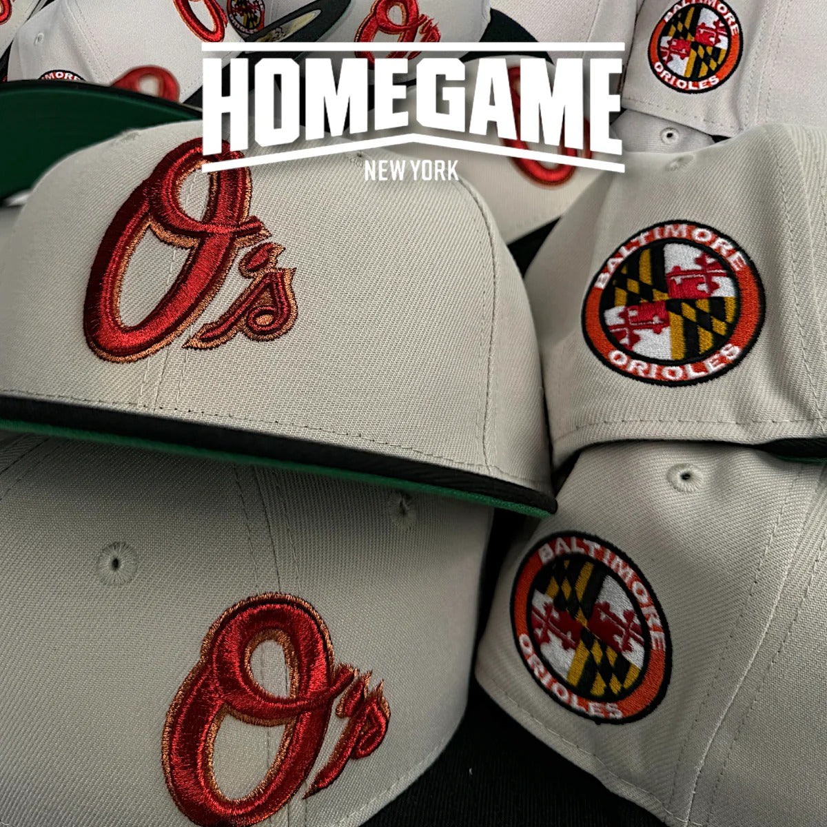 NEW ERA - 59FIFTY 巴爾的摩金鶯 鉻白色/黑色