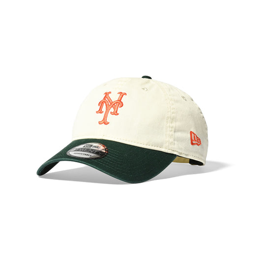 NEW ERA New York Mets - 9TWENTY CROME WHITE DARK GREEN【14353295】
