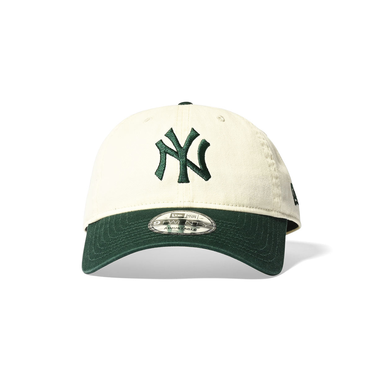 NEW ERA New York Yankees - 9TWENTY CROME WHITE DARK GREEN【14353293】