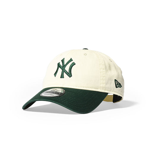 NEW ERA New York Yankees - 9TWENTY CROME WHITE DARK GREEN【14353293】