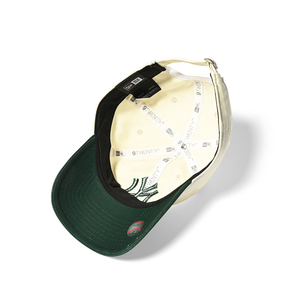 NEW ERA New York Yankees - 9TWENTY CROME WHITE DARK GREEN【14353293】