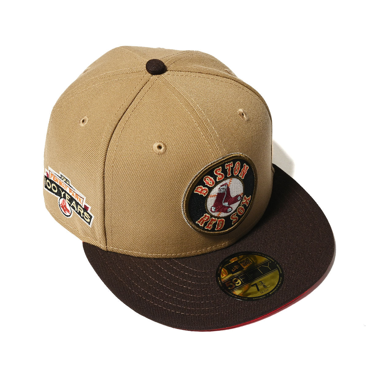 NEW ERA Boston Red Sox - FENWAY PARK 100 YEARS 59FIFTY KHAKI/BRNT【13953762】
