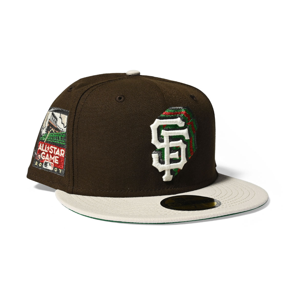 NEW ERA 舊金山巨人隊 2007 年全明星賽 59FIFTY 胡桃木/石頭