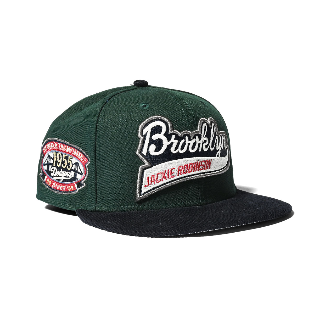 NEW ERA Brooklyn Dodgers Jackie Robinson 59FIFTY GREEN NAVY HOMEGAME TOKYO