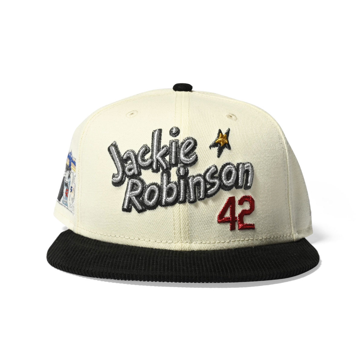 新時代布魯克林道奇隊 75 傑基羅賓遜 59FIFTY 鍍鉻/黑色