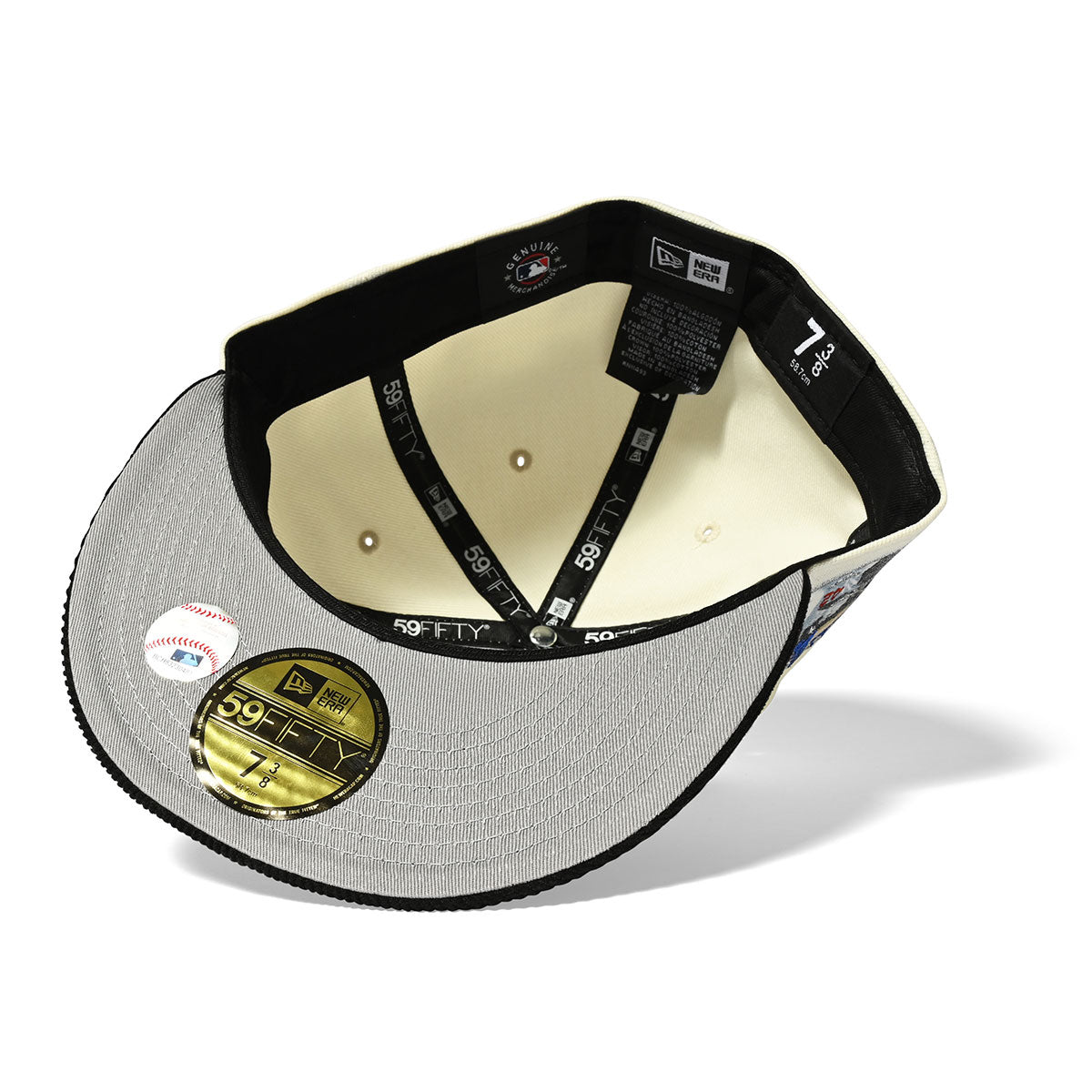 新時代布魯克林道奇隊 75 傑基羅賓遜 59FIFTY 鍍鉻/黑色