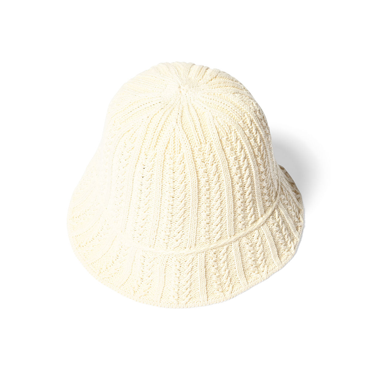 HOMEGAME - TWIST KNIT BUCKET HAT OATMEAL【HG241407】