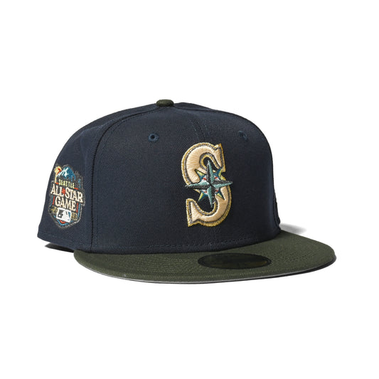 NEW ERA 西雅圖水手隊 2023 年全明星賽 59FIFTY 海軍藍/海藻綠