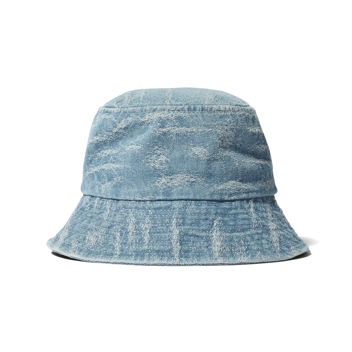 HOMEGAME - DAMAGED DENIM BUCKET HAT【HG241409】