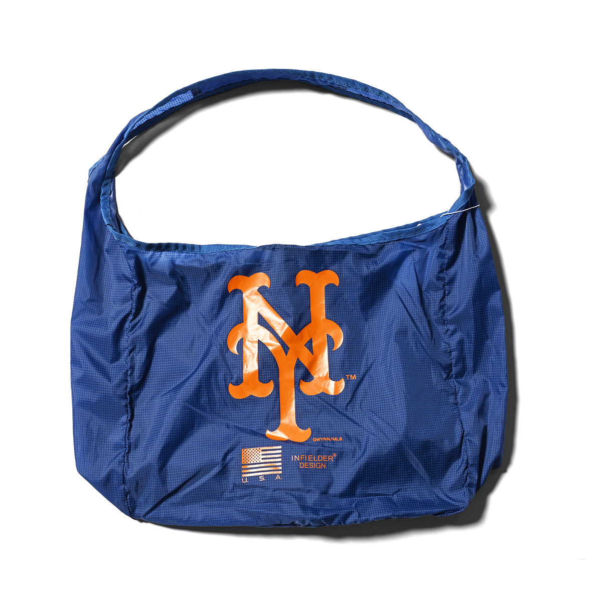 INFIELDER DESIGN - MET'S MLB LOGO NYLON BAG【MLB-140】