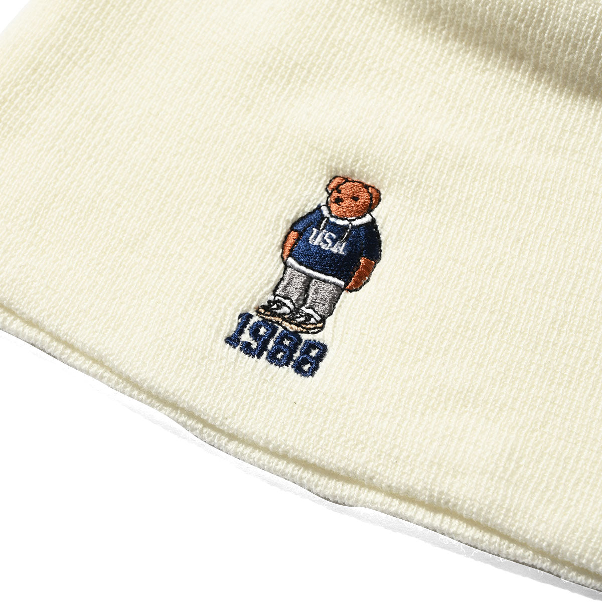 USA BEAR BENIE WHITE