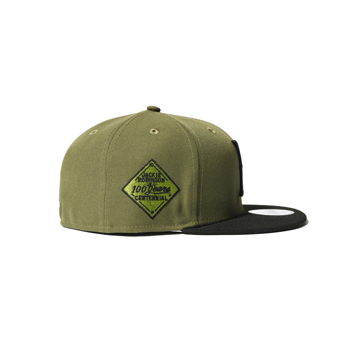 NEW ERA - Brooklyn Dodgers CO JR100TH 59FIFTY NE OLIVE/BLACK【70890654】