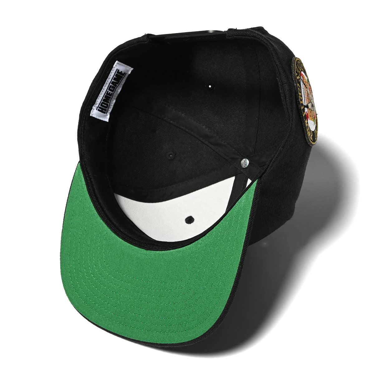 HOMEGAME×STOVES SNAP BACK CAP BLACK【HG241417 】