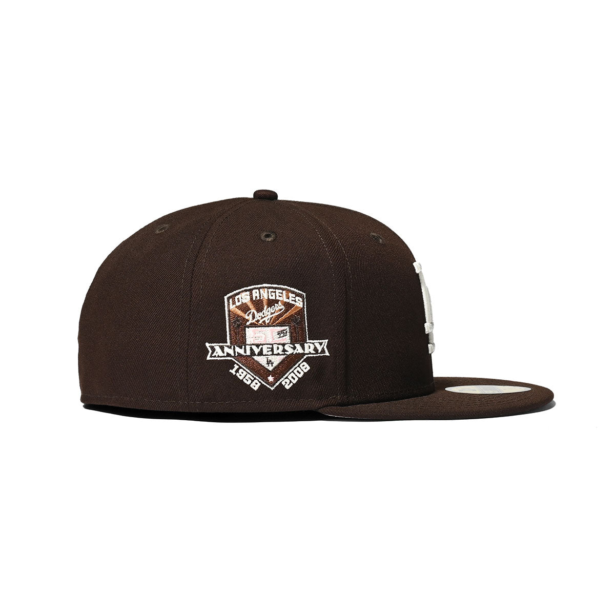 NEW ERA Los Angeles Dodgers - 50th ANV 59FIFTY BURNTWOOD 【70782916】