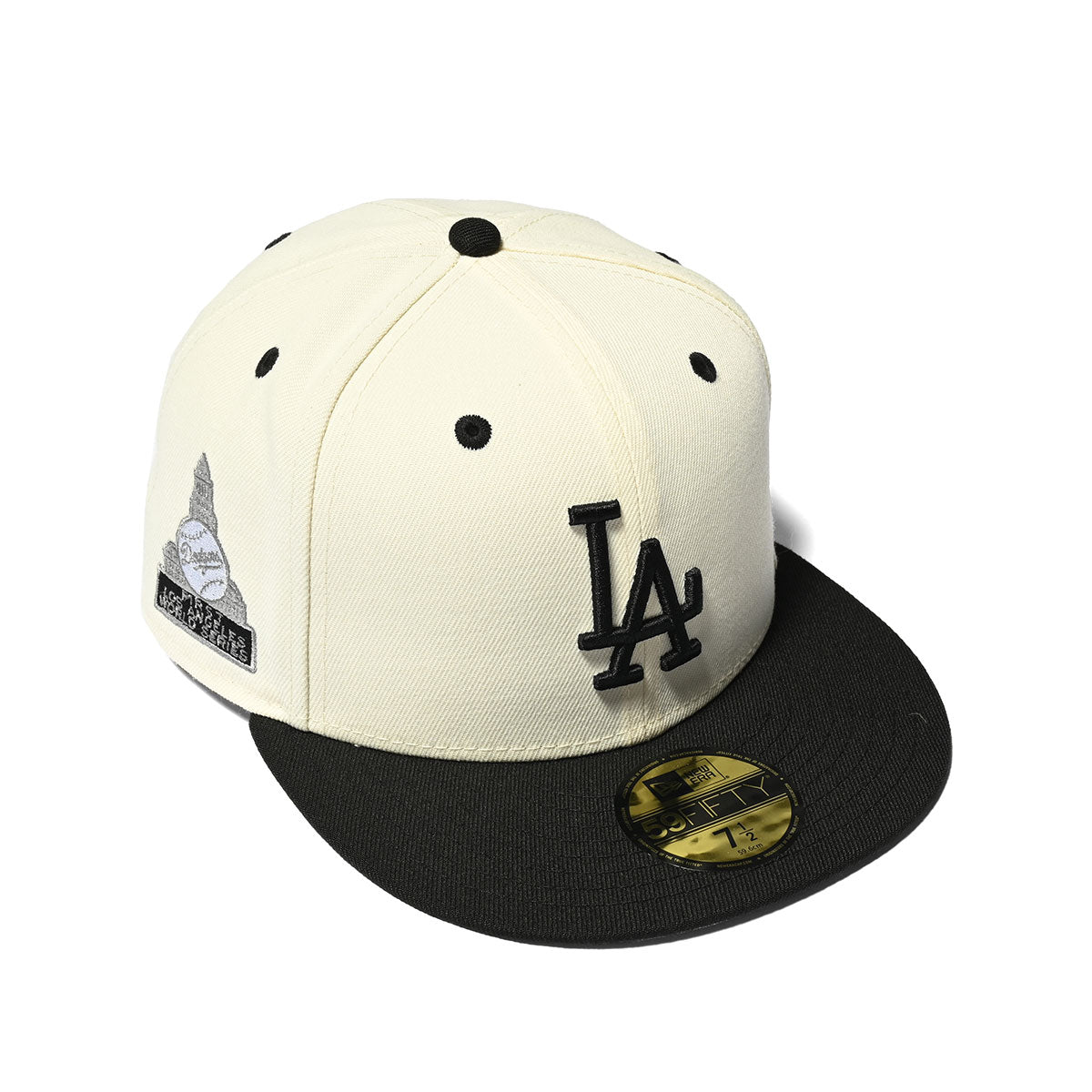 NEW ERA Los Angeles Dodgers - WS 1ST 59FIFTY CHROME/BLACK【70788118】