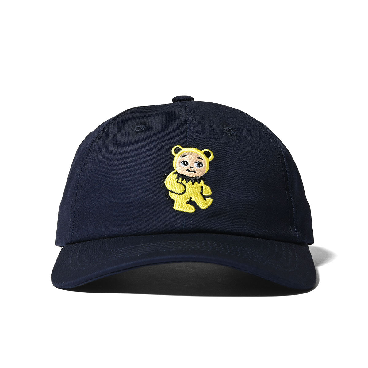 HOMEGAME - BABY DAD CAP BEAR NAVY/YELLOW【HG241419】
