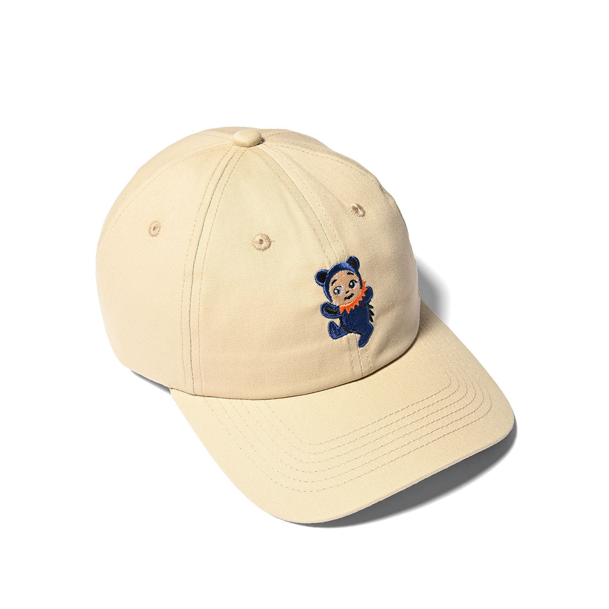 HOMEGAME - BABY DAD CAP BEAR KHAKI/BLUE【HG241419】