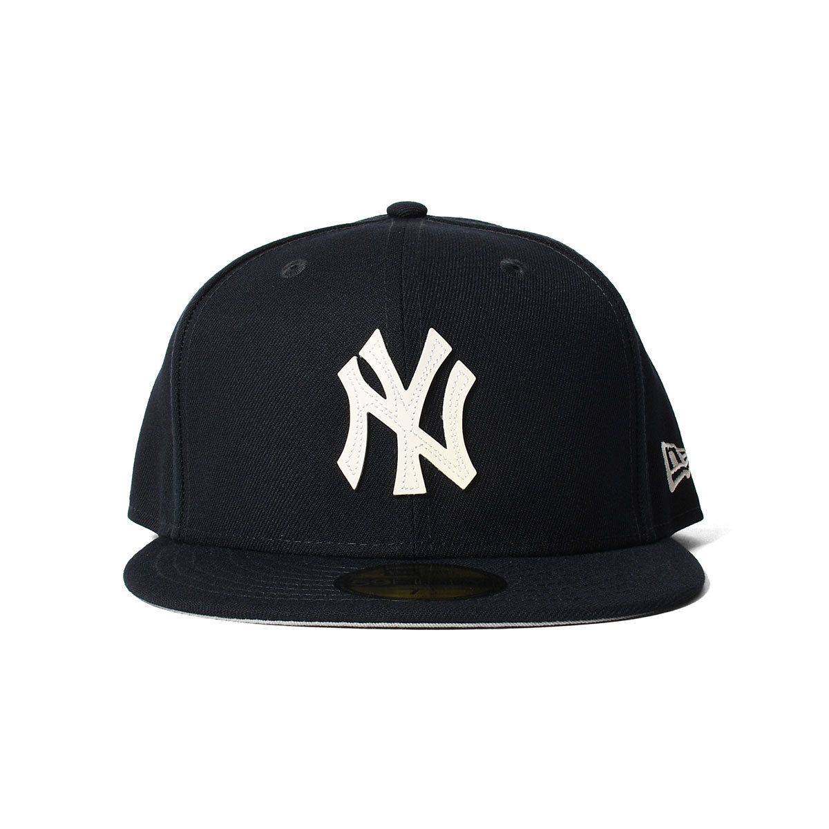 NEW ERA New York Yankees - 59FIFTY LEATHER LOGO NAVY【13751132】