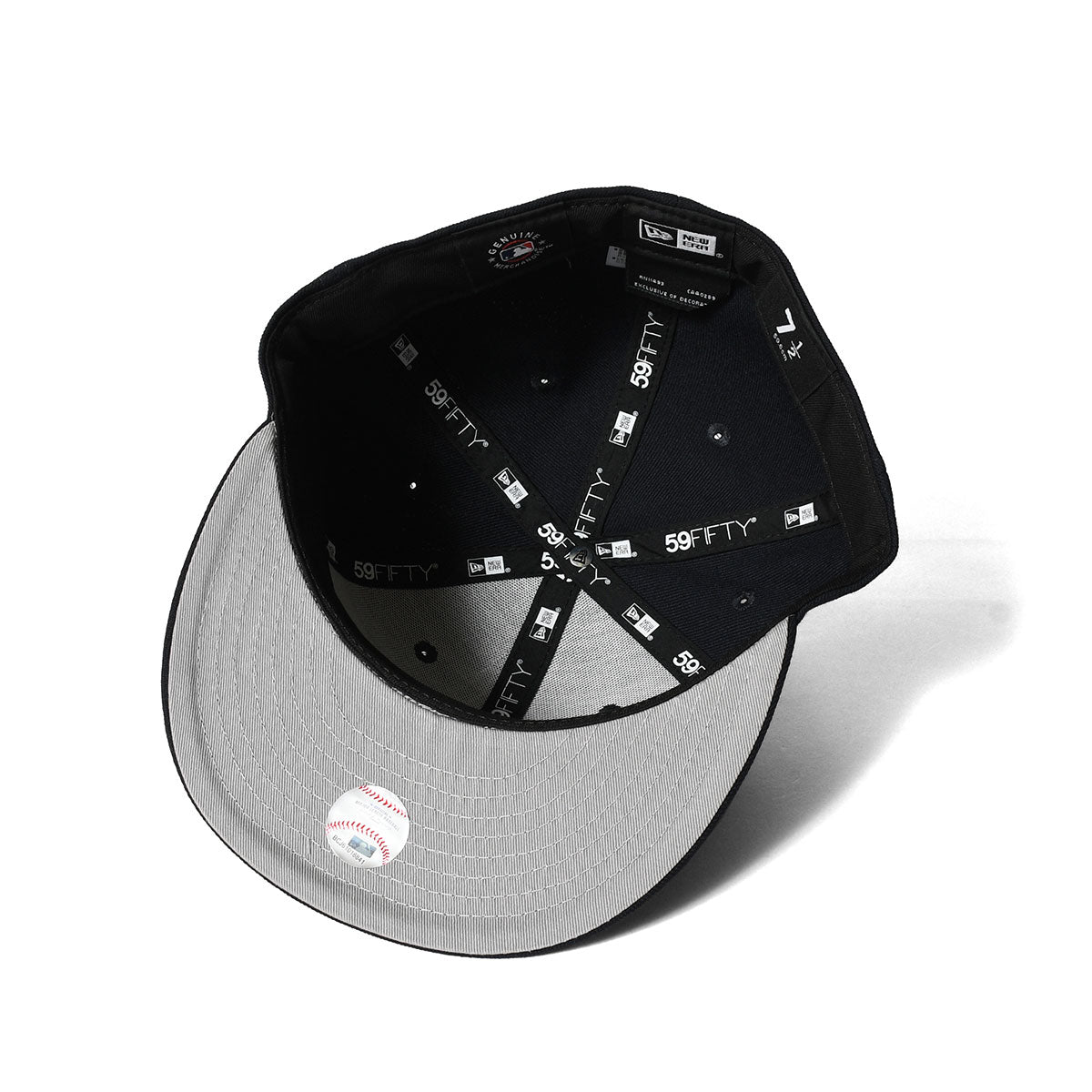 NEW ERA New York Yankees - 59FIFTY LEATHER LOGO NAVY【13751132】